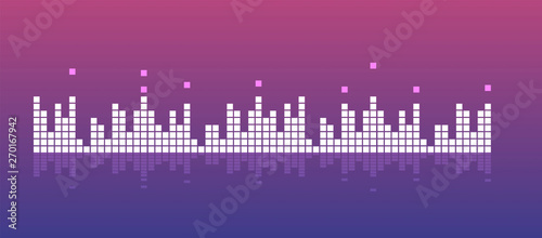 equalizzatore, musica, audio, vettoriale, equalizzazione,
