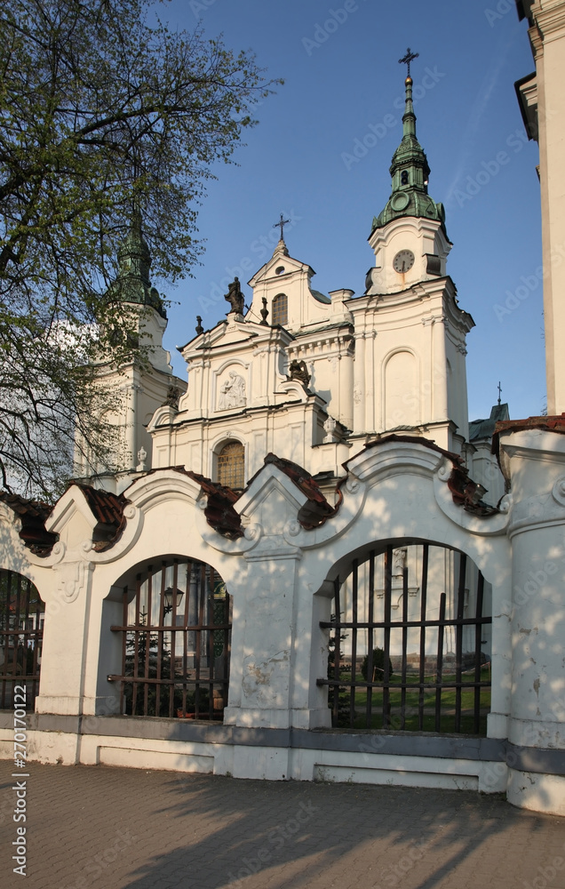 Basilica of St. Anne in Lubartow. Lublin voivodeship. Poland