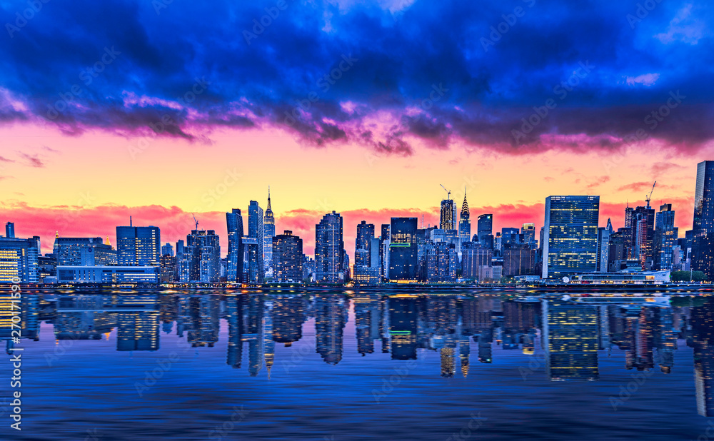 Fototapeta premium マンハッタン 夕景