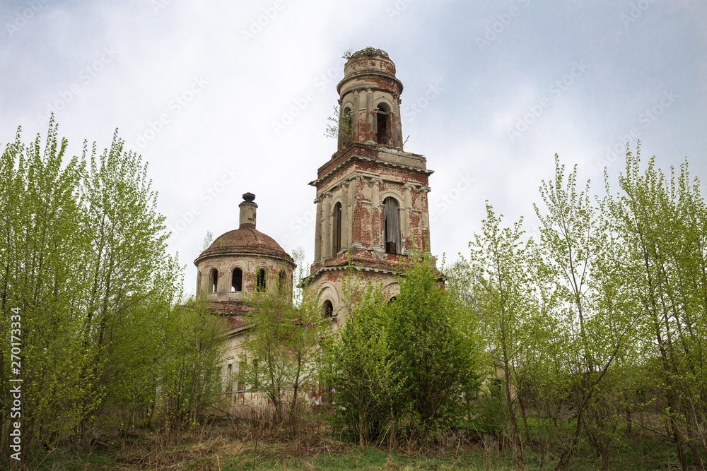 Church Ruins in Russia