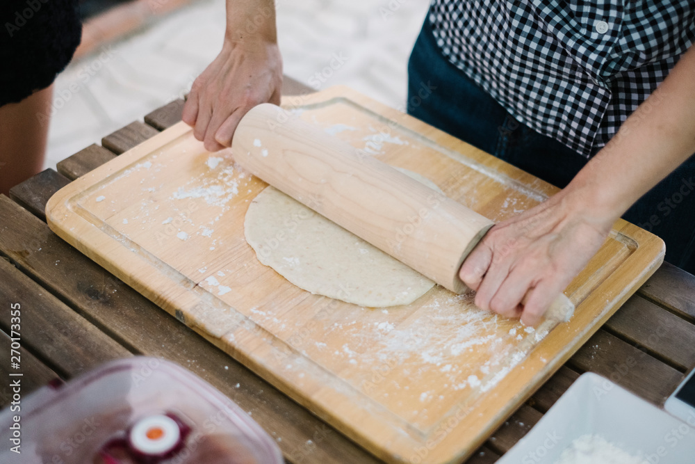 rolling dough flour for pizza rolling dough flour for pizza