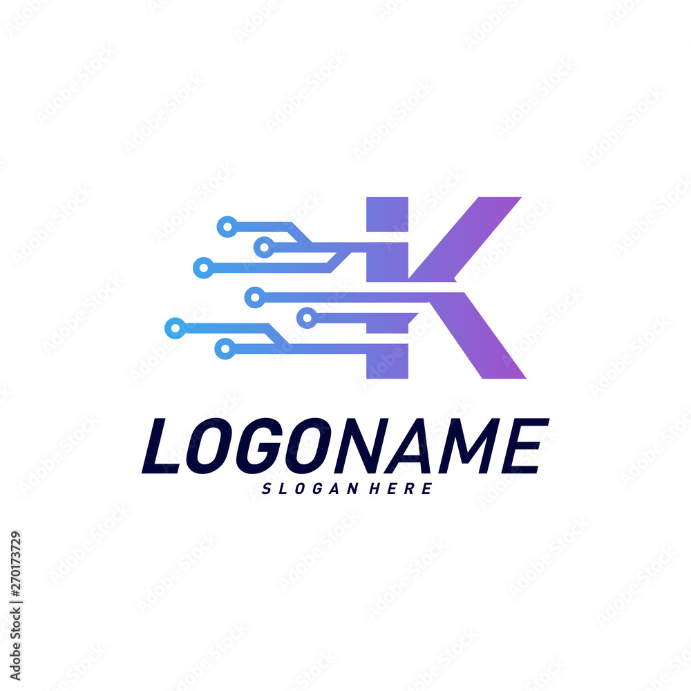 Font with Technology Logo Design Concepts. Technology Letter K Logo Icon Vector Template. Icon Symbol. Font with Technology Logo Design Concepts. Technology Letter K Logo Icon Vector Template. Icon Symbol.