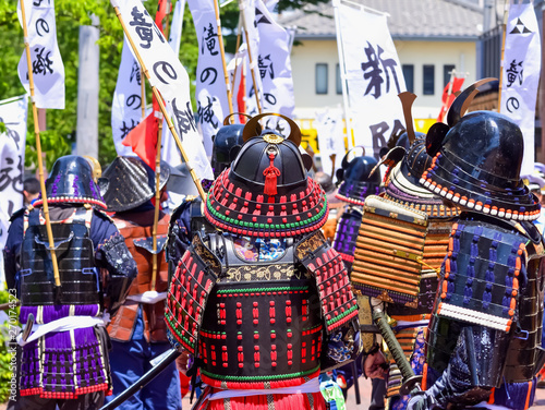 武者行列　samurai