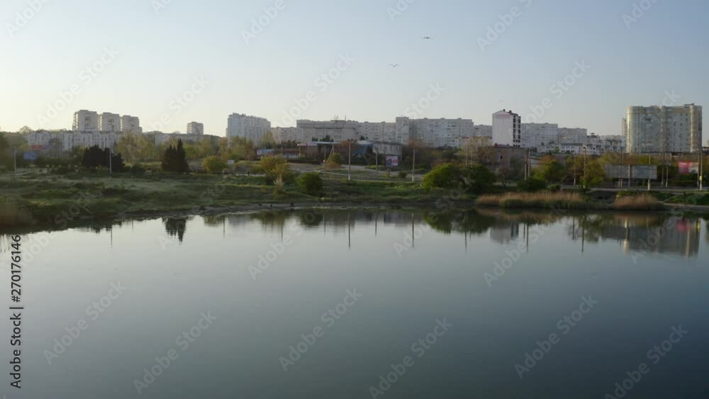 Aerial of the Sevastopol city skyline in Crimea Aerial of the Sevastopol city skyline in Crimea