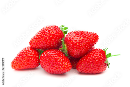 Wallpaper Mural Strawberry isolated on white background. Clipping Path Torontodigital.ca