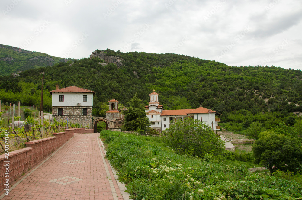 Macedonia - Tikvesh Region - Panoramic view - Polog Monastery - St. George