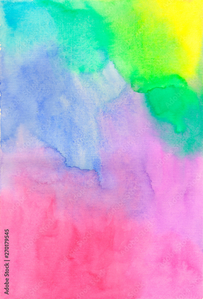 Obraz premium multicolor watercolor background