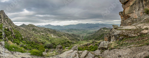 Fototapeta Naklejka Na Ścianę i Meble -  Macedonia, Prilep – View from Treskavec Monastery 