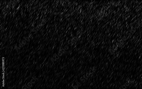 Canvastavla Falling raindrops isolated on dark background