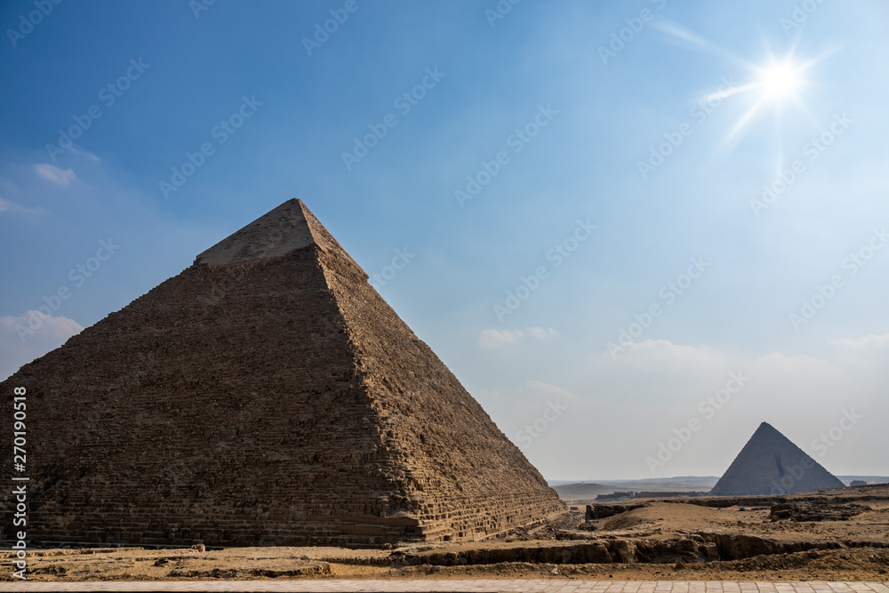 Pyramids at Giza Cairo Egypt Pyramids at Giza Cairo Egypt