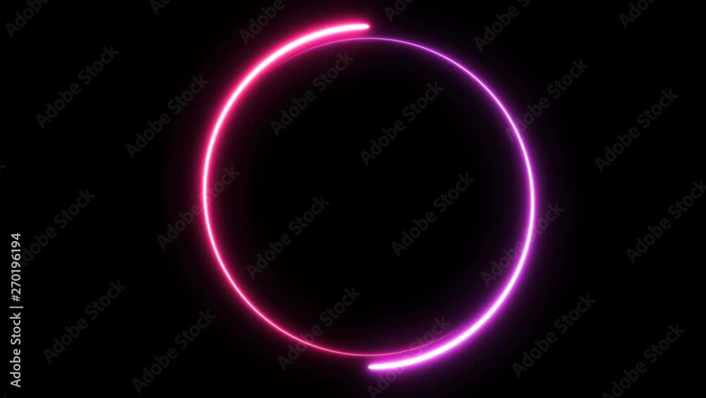 animation with a space for custom text placement. light glowing neon, progress loading circle bar, seamless looped animation with a space for custom text placement. light glowing neon, progress loading circle bar, seamless looped