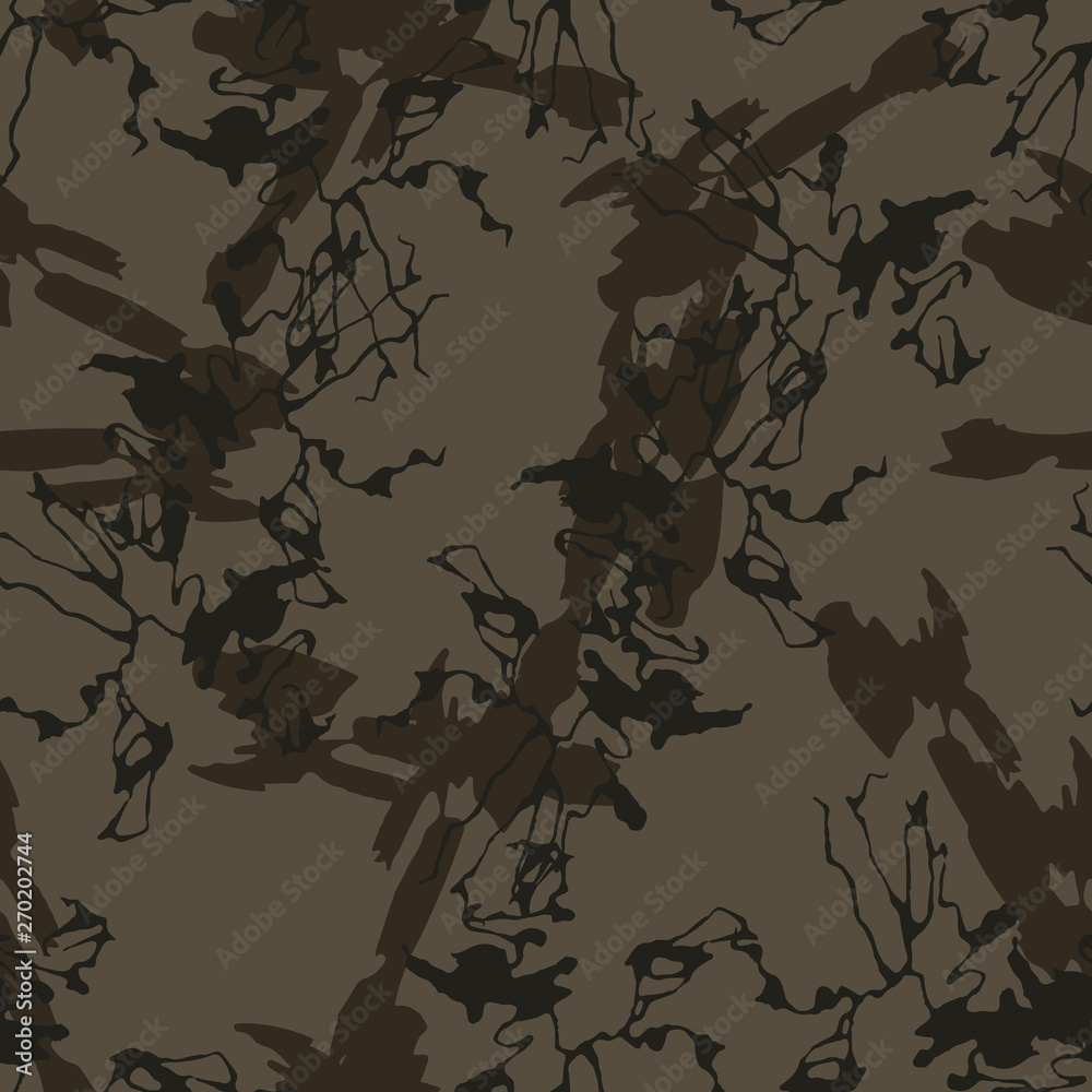 Urban camouflage of various shades of brown and olive colors Urban camouflage of various shades of brown and olive colors