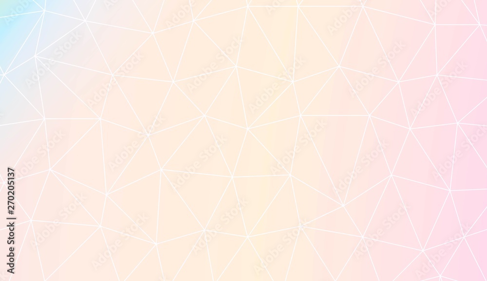 Fototapeta premium Abstract polygonal pattern with triangles template. Design for flyer, wallpaper, presentation, paper. Vector illustration. Creative gradient color.