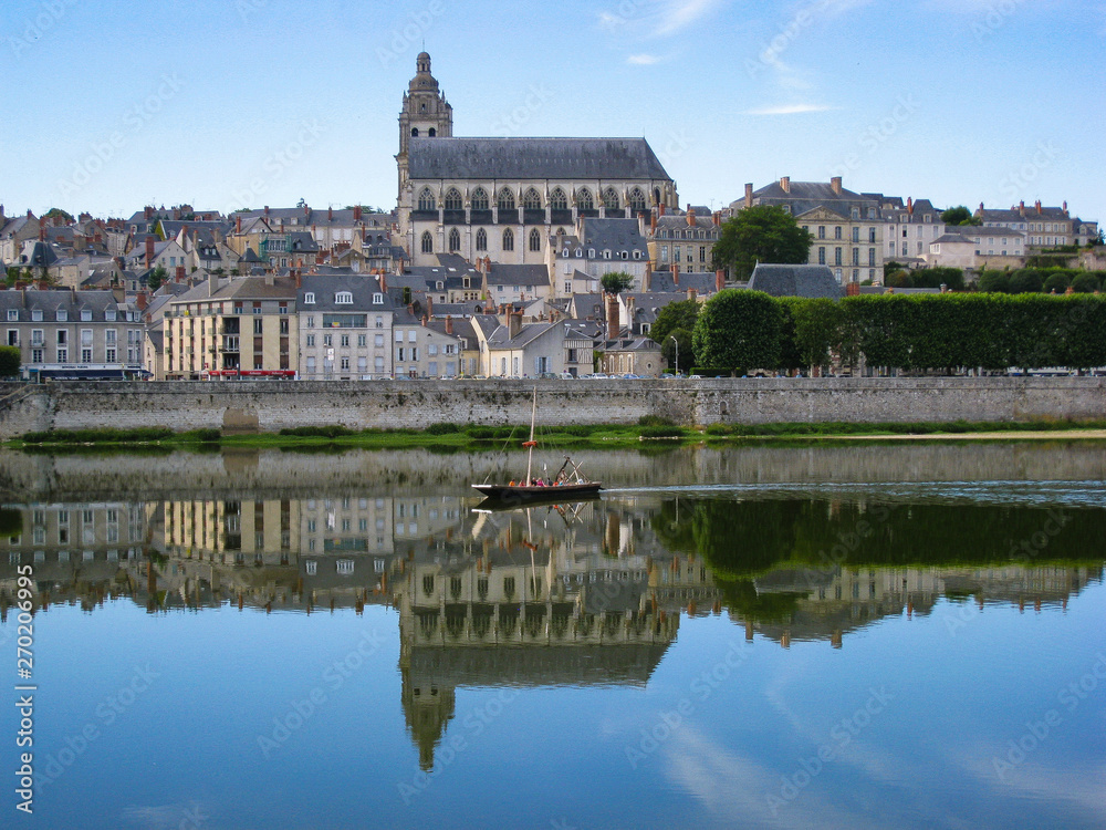 Blois in Lower River Loire