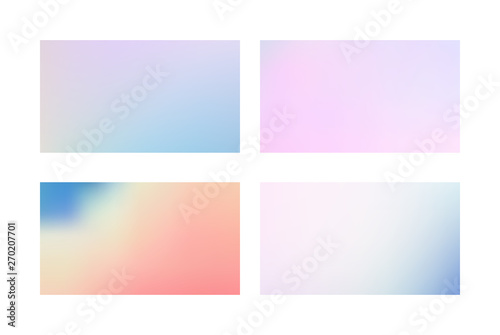 Modern colorful flow poster.