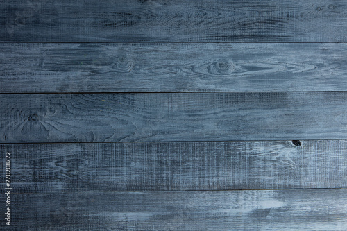 Wood surface. Blue Texture wood boards background