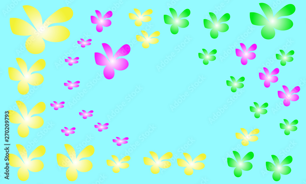 abstract summer background with flowers abstract summer background with flowers