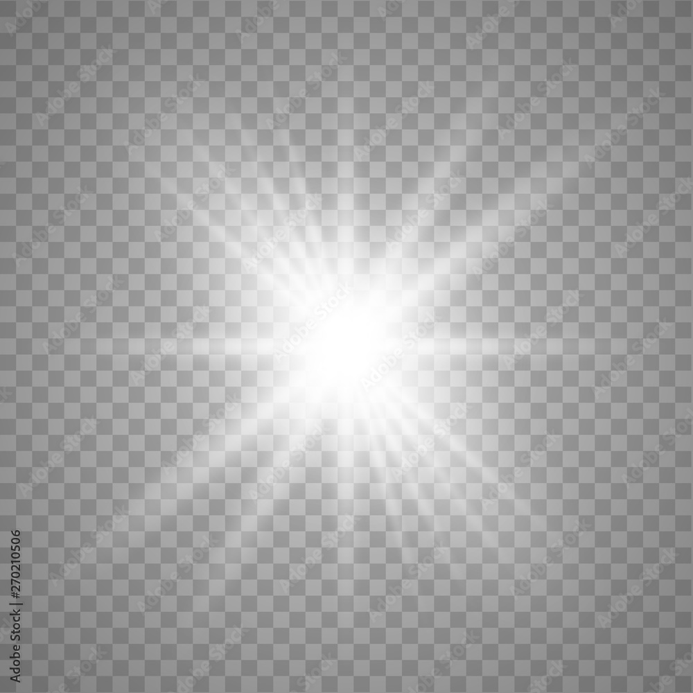 White glowing light burst explosion White glowing light burst explosion