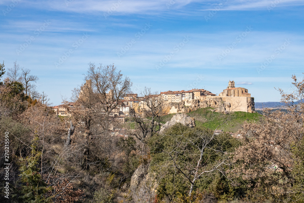 castle in medieval city