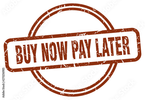 buy now pay later stamp