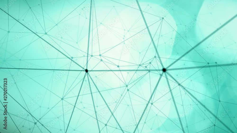 Futuristic motion graphic elements dot line background 4k