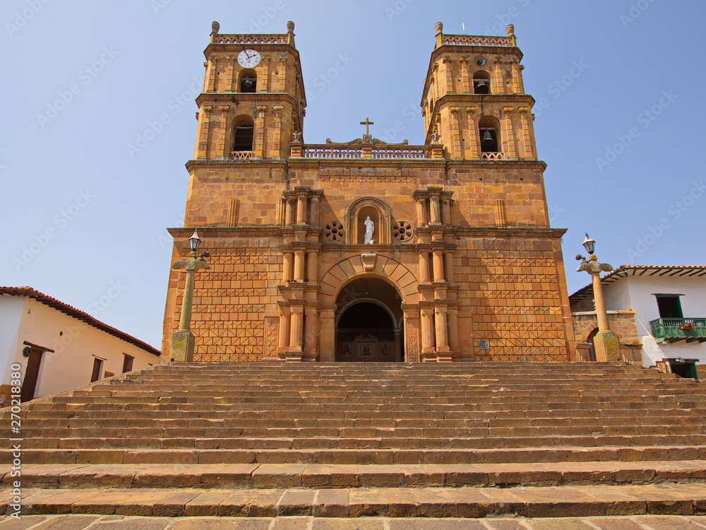 Church of the Immaculate Conception in Barichara in Colombia