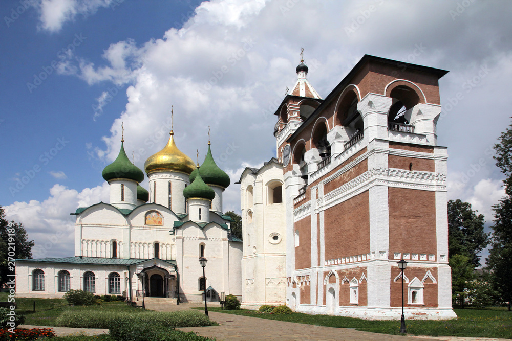 Transfiguration Cathedral and belfry of the monastery in honor of the Holy Monk Evfimiya of Suzdal (Spaso-Evfimievsky Monastery)
