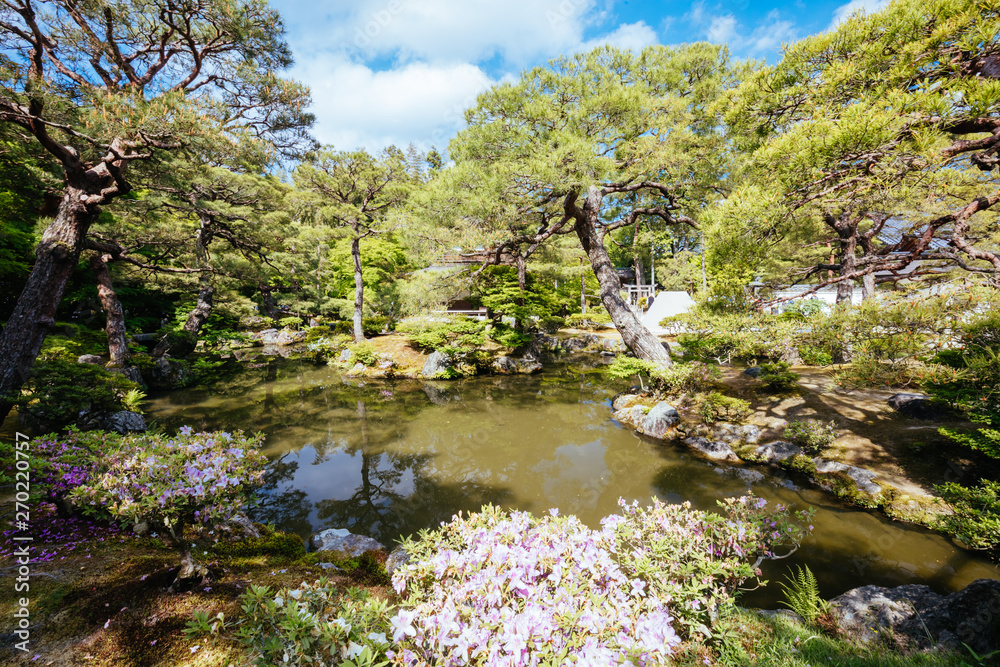 Silver Pavillion Ginkakuji Temple Kyoto Japan