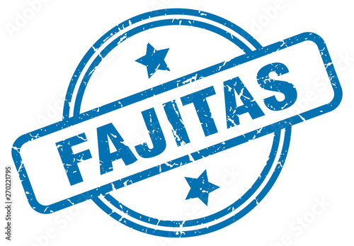 fajitas grunge stamp