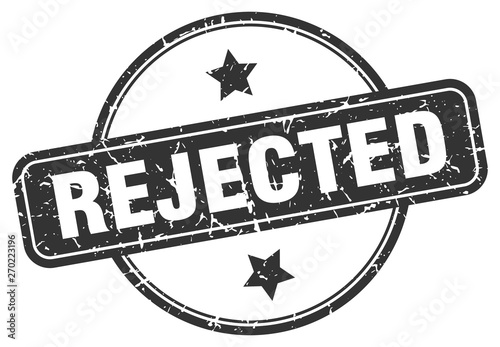 rejected grunge stamp