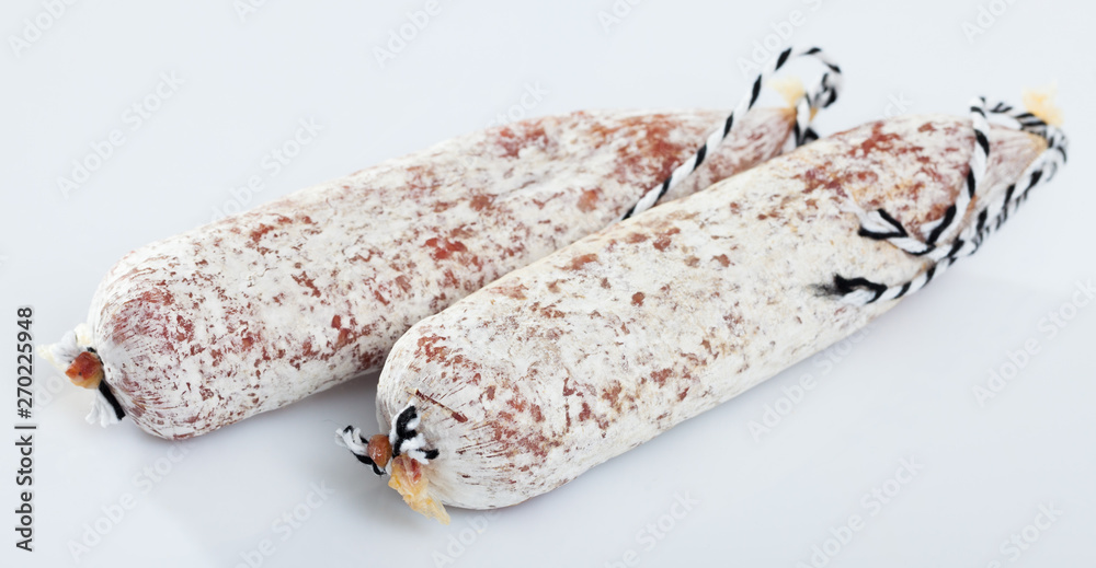 Obraz premium Longaniza on white background