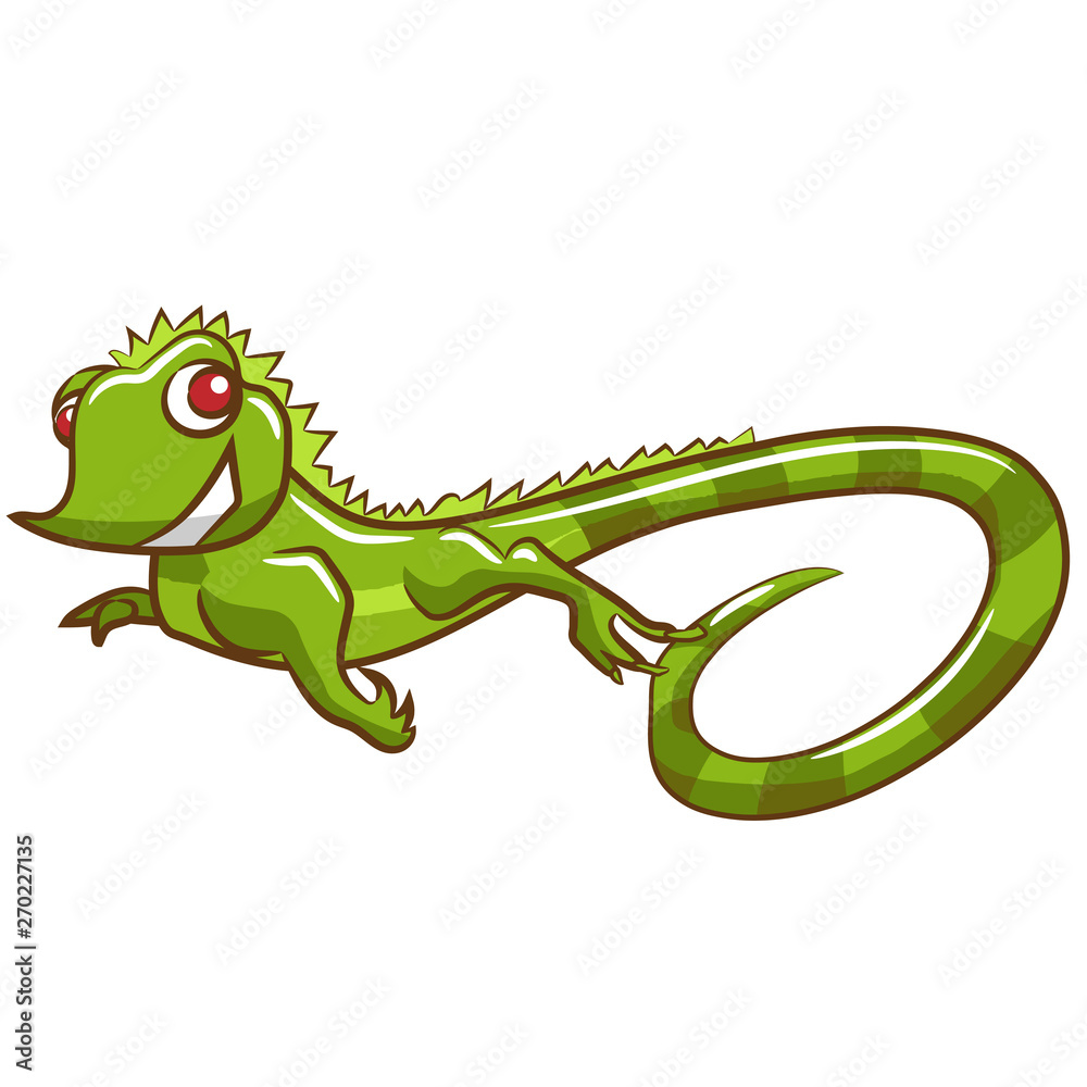 Fototapeta premium iguana graphic clipart design