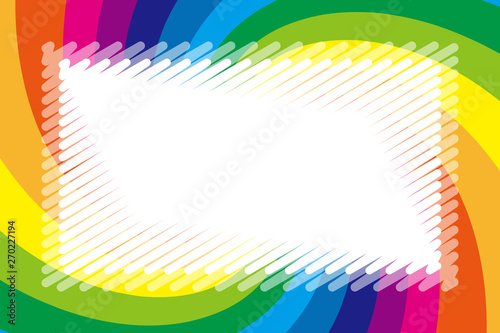 背景壁紙 虹色 コピースペース 名札 値札 カラフルイラスト素材 キッズ 渦巻き 螺旋状 スパイラル Stock Vector Adobe Stock