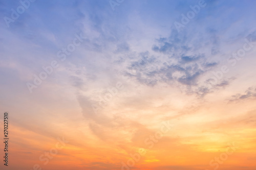 Fototapeta Naklejka Na Ścianę i Meble -  blue dramatic sunset sky texture background.