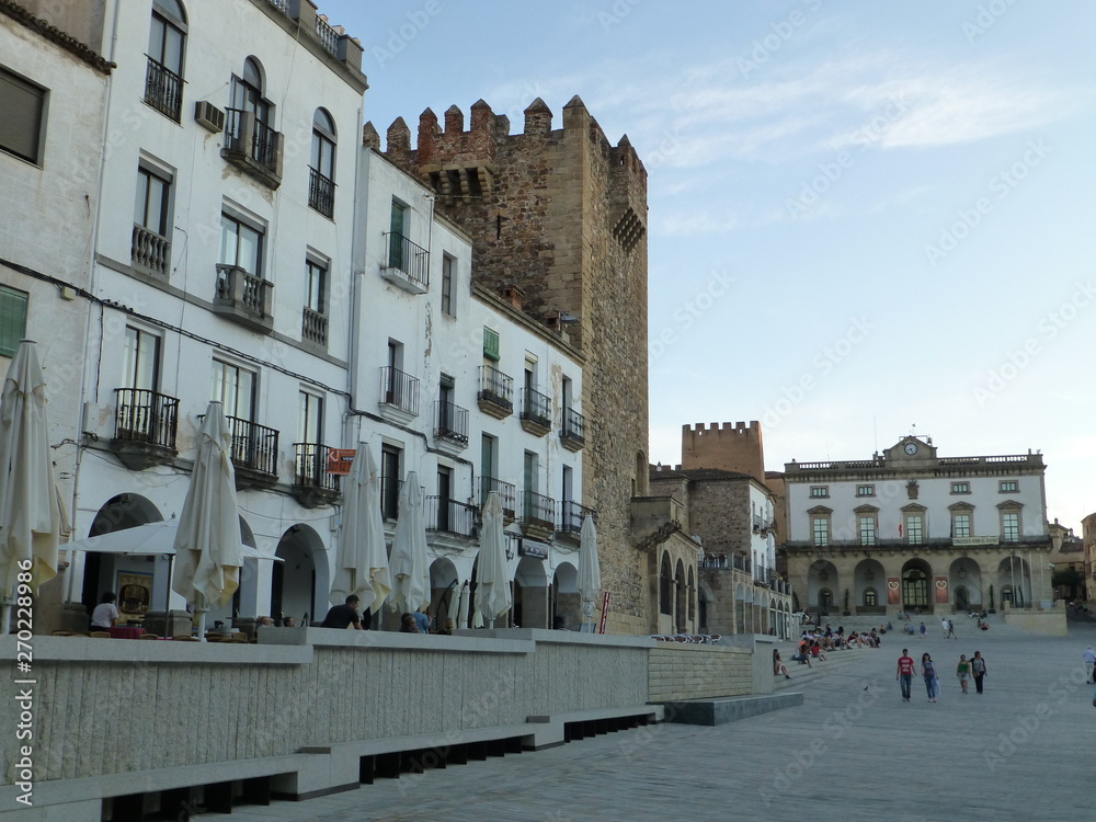 Extremadura. City of Caceres.Spain. Unesco World Heriatge Site