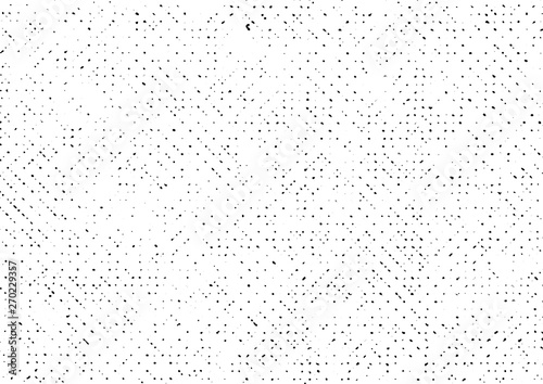 Old Pattern Grunge Texture Background, Grungy Black Abstract Rough Vector, Halftone Dotted Scratch