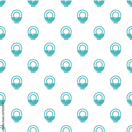 Pattern with coconut and milk for cosmetics.