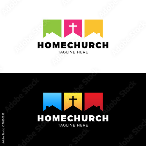 Template christian logo, emblem for school, college, seminary, church, organization