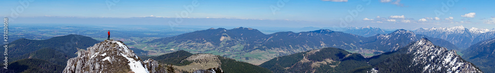 Blick vom Teufelstättkopf  (Ammergauer Alpen) - Panoramablick