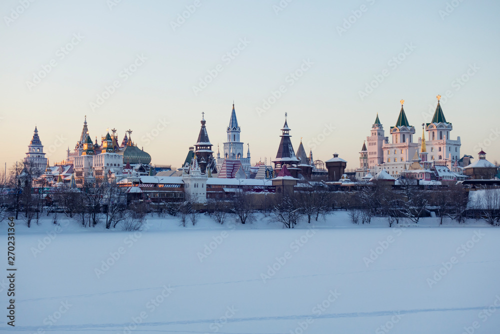 panoramic view of Izmailovo kremlin