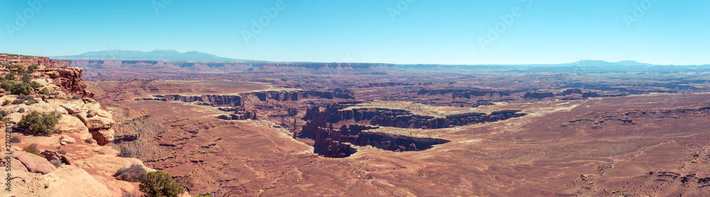 Grand view point overlook Canyonlands National Park