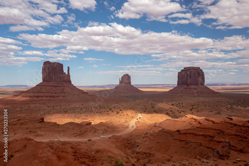 View from Visitor Center to Monument Valley