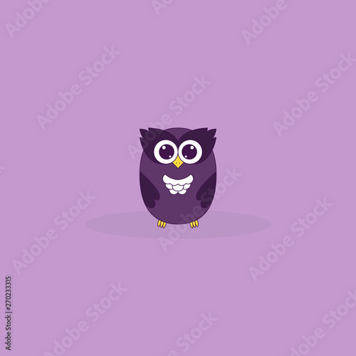 Cute Vector Collection of Bright Owls eps