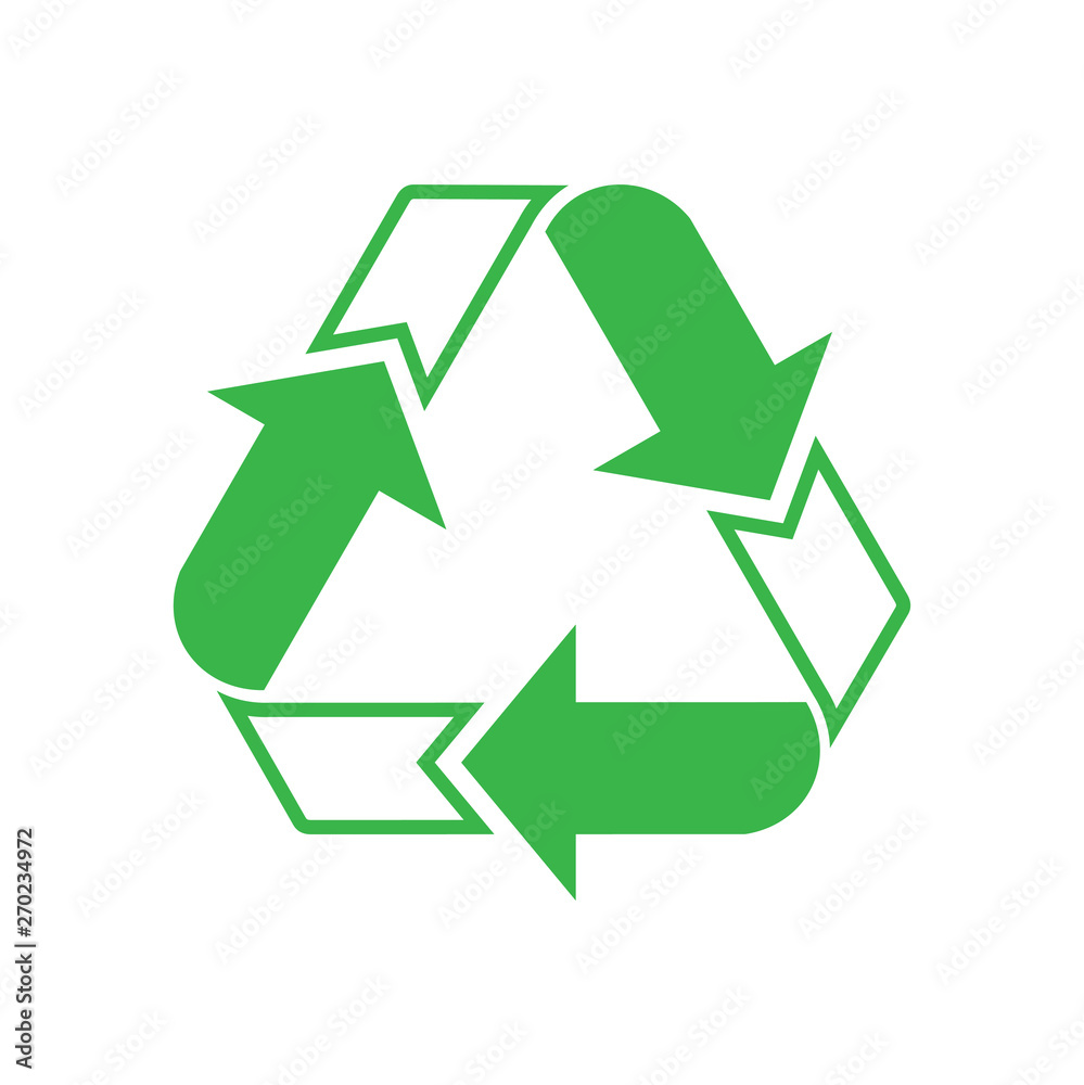 Recycling icon on background for graphic and web design. Simple vector sign. Internet concept symbol for website button or mobile app. Recycling icon on background for graphic and web design. Simple vector sign. Internet concept symbol for website button or mobile app.