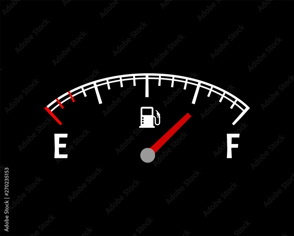 Petrol level vector illustration