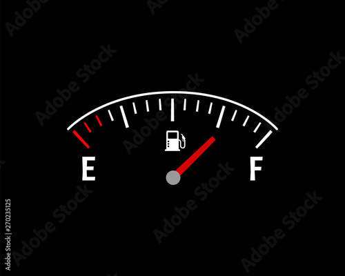 Petrol level vector illustration