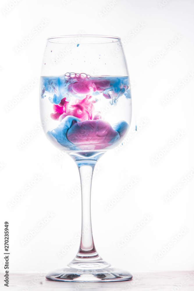 Paint in water Paint in water