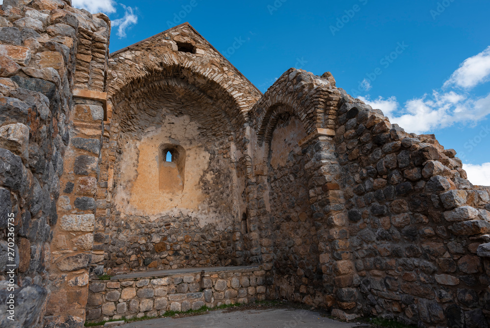 Ruined christian church. Akdamar Island Turkey. 