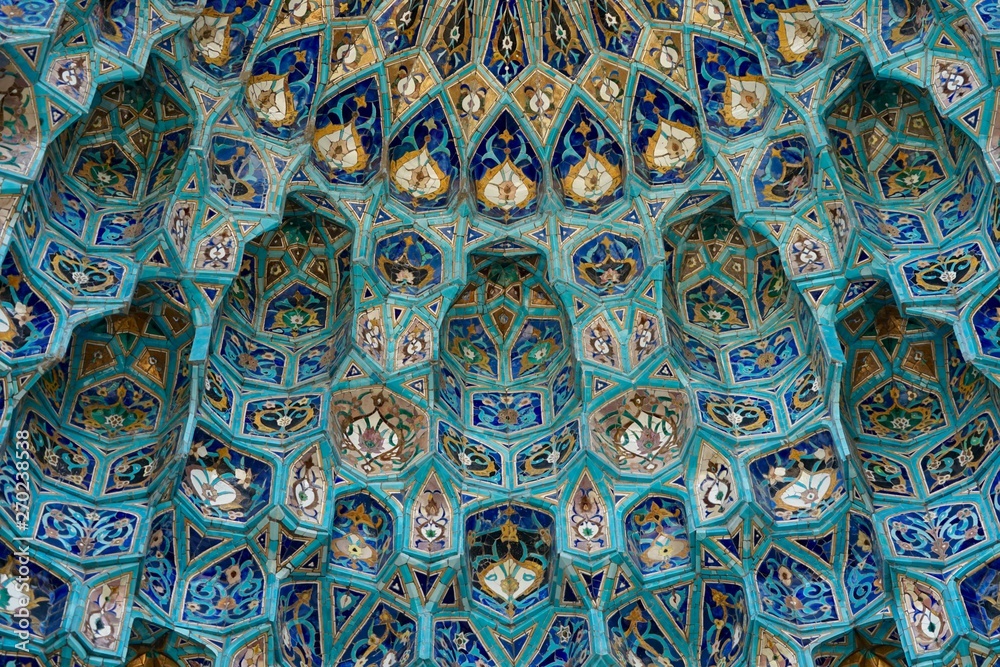 Detail der Fassade der Sankt Petersburger Moschee