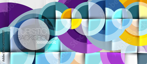 Circular geometrical design template